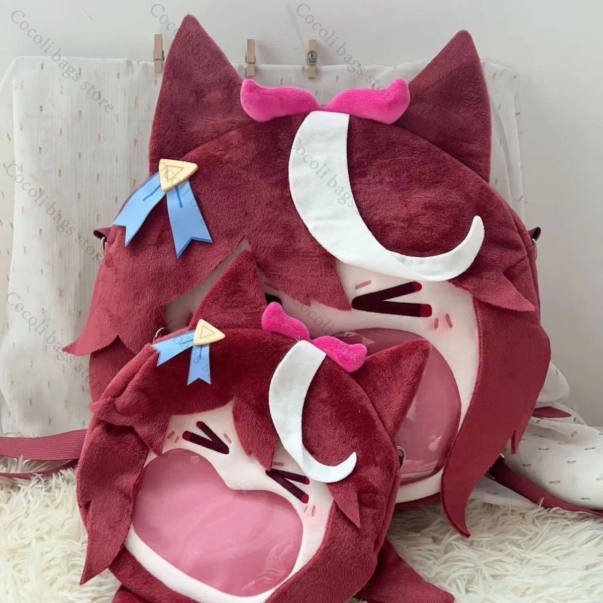 Anime Tokai Teio Merch Backpack Ita Bag Kawaii Ita Backpack Plush Women's Bag for Comic Con Gift Shoulder Bag Women Backpack