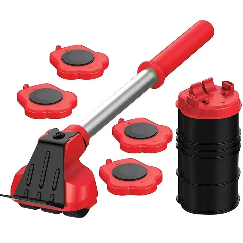 For Wheel Bar Moving Device Lifting Helper Furniture Moving Transport Tool 14pcs/Set Heavy Duty Furniture Lifter Mover Roller