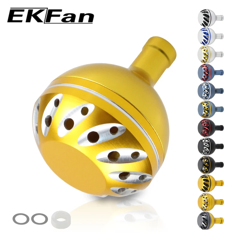 EKFan 32/35/38mm Angelrollenknopf aus Aluminiumlegierung für A/S/D mit Lagern, 4mm Schaft, Spinnrolle, Baitcasting-Rolle, DIY-Werkzeug – Detail 8
