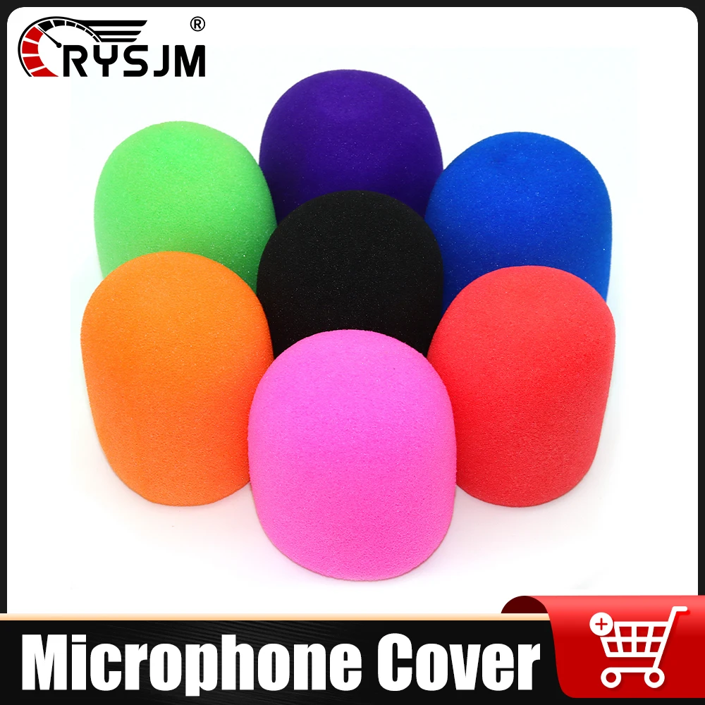 

Rain Microphone Foam Mic Cover Sponge Professional Studio WindScreen Protective Anti-Saliva Shield Soft Microphone Foam Cover