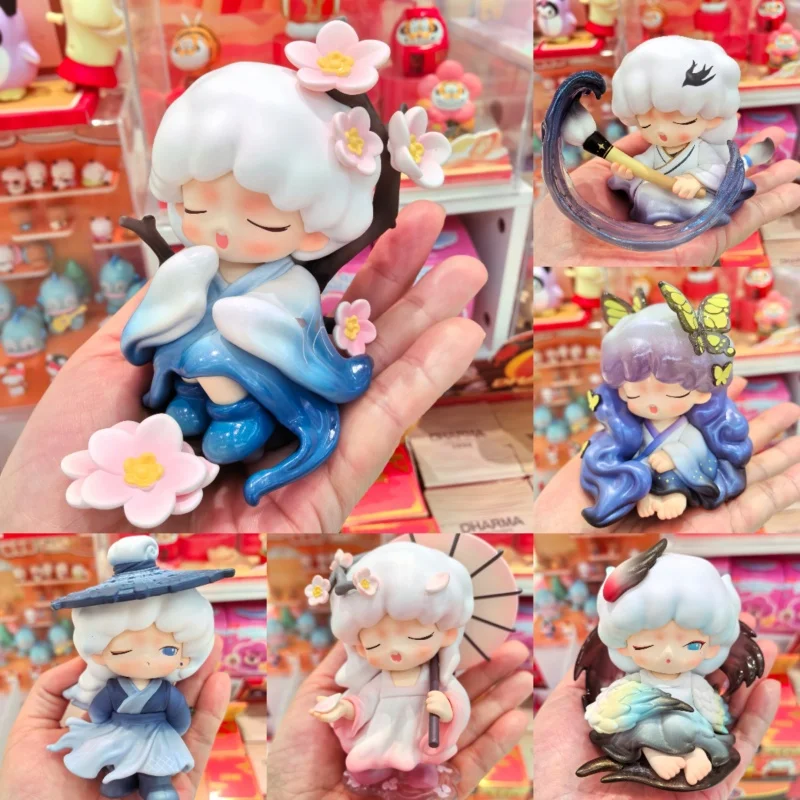 

Genuine Yumo Yun Meng Zhi Series Blind Box Chinese Style Figurine Trendy Toy Ornament Gift Girls Ornaments Trendy Toys Figure
