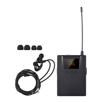 TAKSTAR WPM-300R Wireless Audio Receiver with In-ear Earphone UHF Bodypack Receiver LED for Stage Studio Simultaneous
