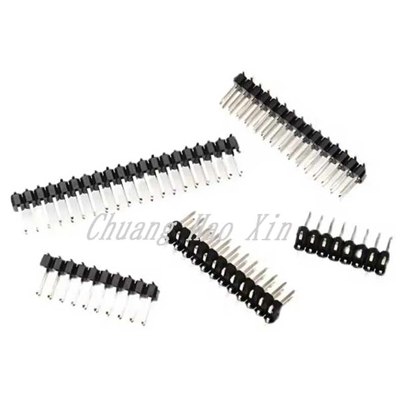 10Pcs 1.27mm Strip Double Row Male Pin Header Connector 1.27 SMD SMT Pinheader Socket 2*3/4/5/6/7/8/10/12/15/20/40/50P