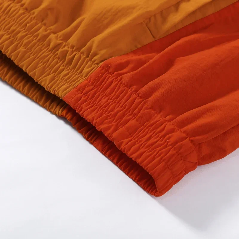2026 Herbst Damenjacke mit Kontrastfarbenen Langen Ärmeln, Taschen und Knöpfen, Elegantes Damen-Oberteil, Modischer Pendler-Mantel für Frühling – Detail 5