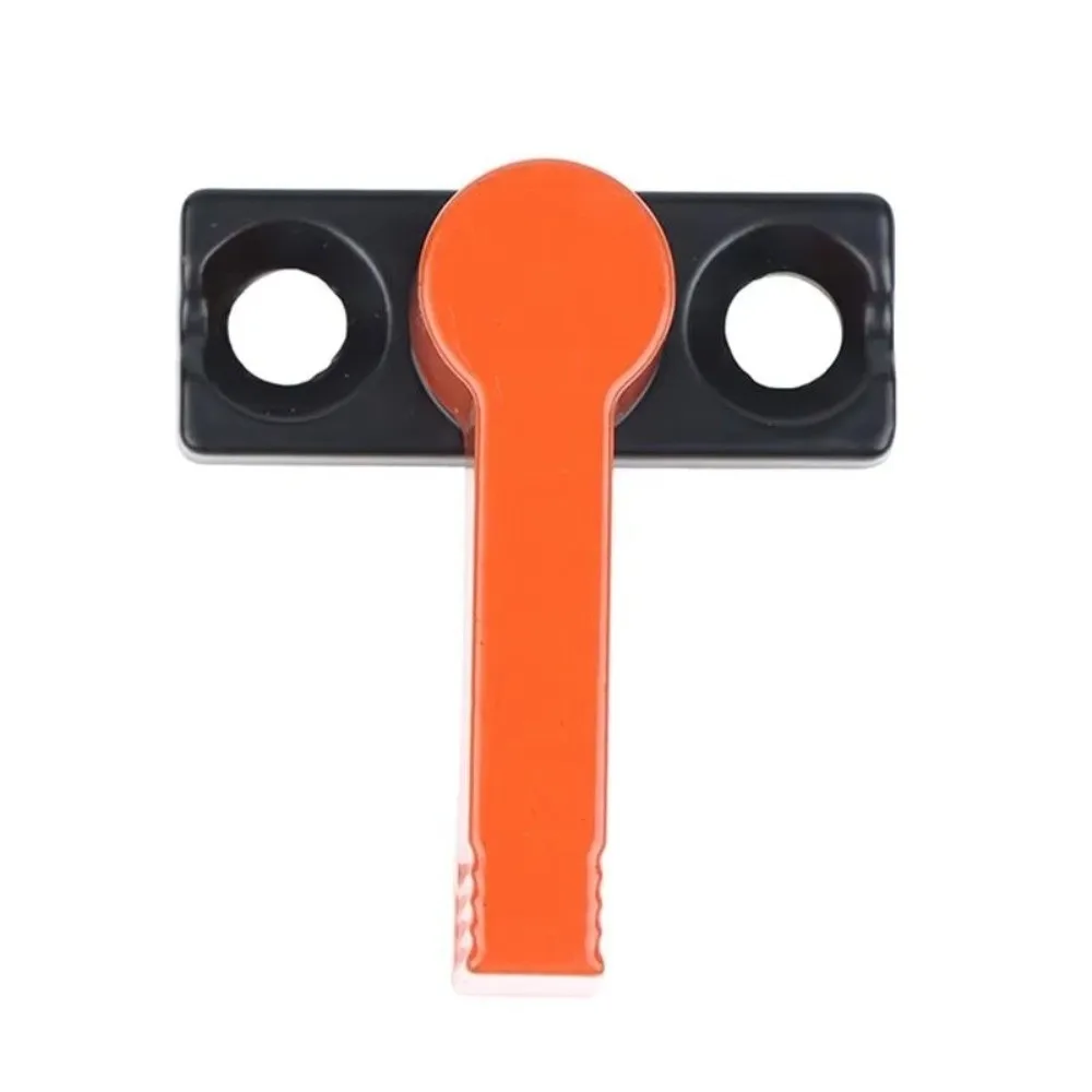 Zinc Alloy Locking Pin Push Type T-Shaped Design Door Transmission Accessories Fire Buckle 360° Rotation