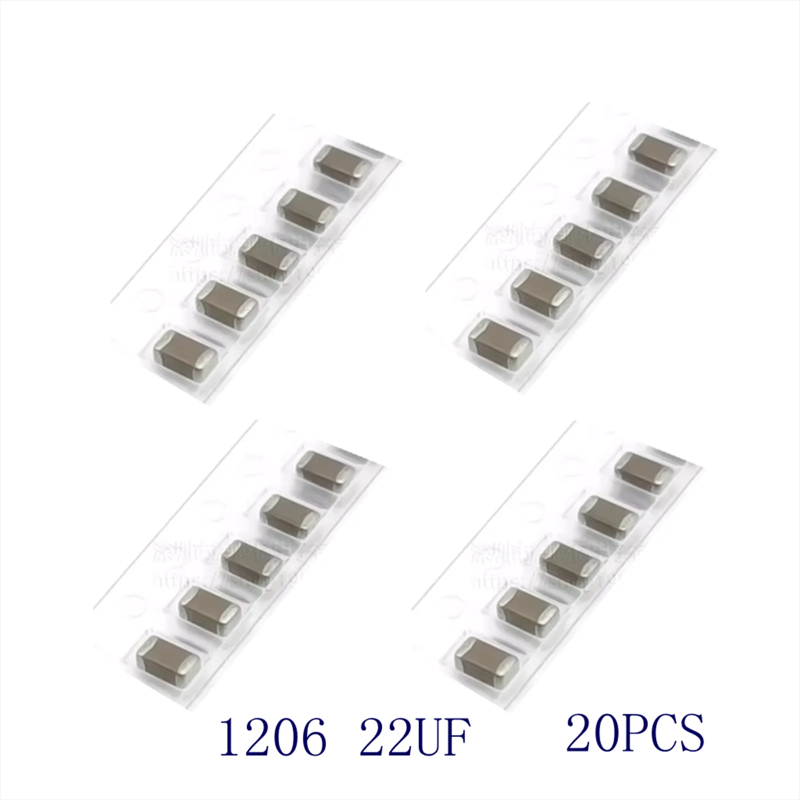 1206 SMD Capacitors 22UF 25V 226K 10% Ceramic Chip Capacitors Kit for TV Laptop Printer Electronic Toy Fixing Supply