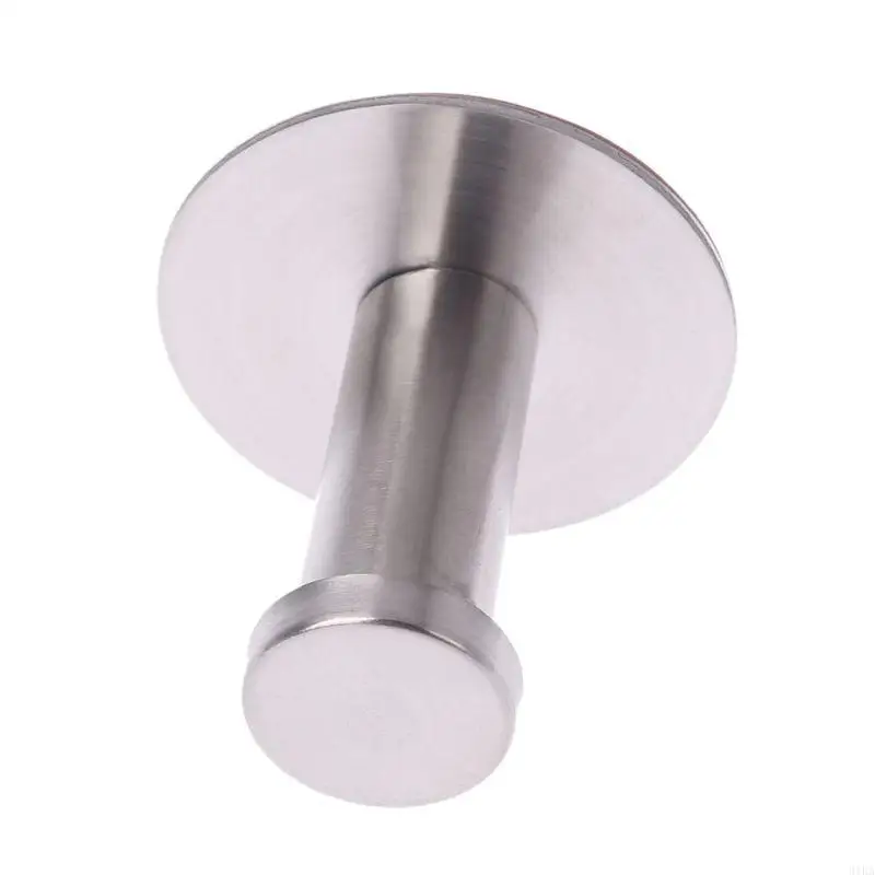 31KA Stainless Steel Round Without Drilling Adhesive Wall Mounted Towel Clothes