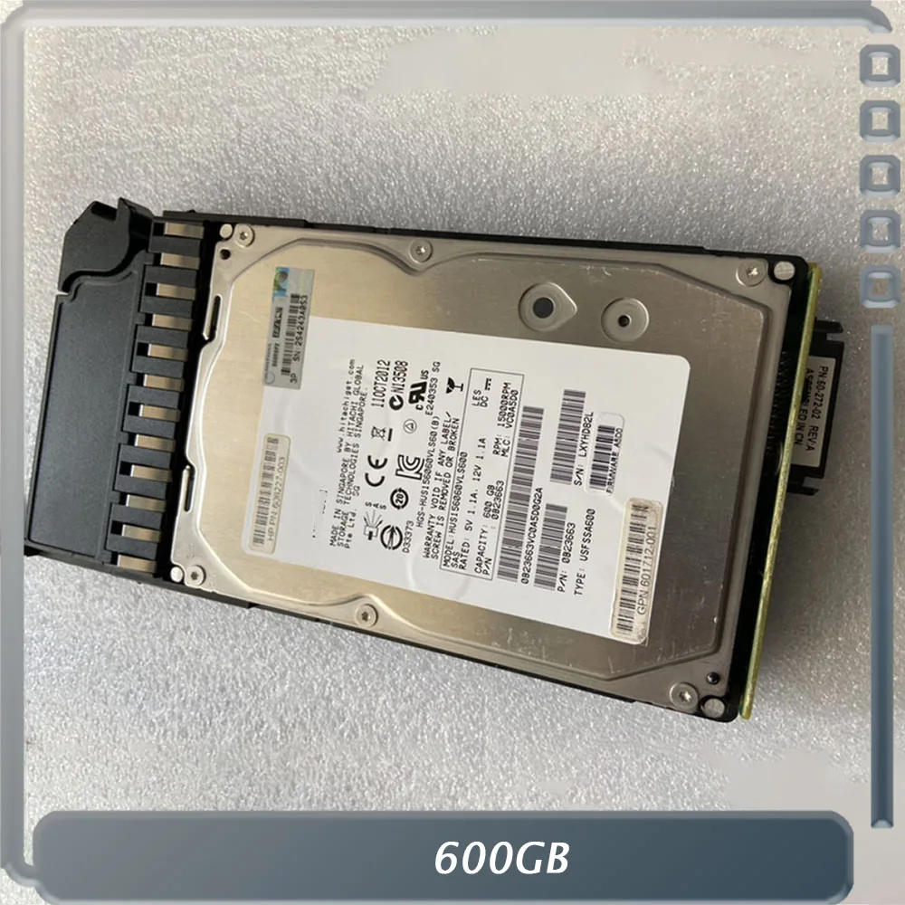 

600GB For HP 601777-001 600G 15K SAS 3.5 AP860A P2000G3 Server Hard Disk