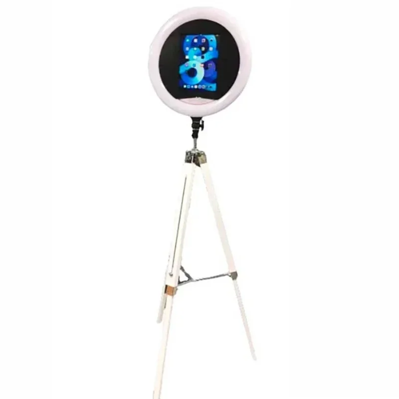 

12.9 Ipad Handheld Photo Booth Lightweight with Props Free Accessories Black