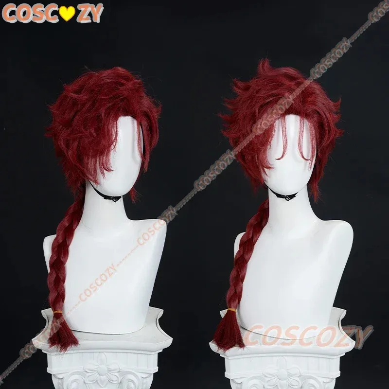 2025 11 الوريد تأثيري أنيمي رابط انقر الأحمر التدرج جديلة نظارات ألياف مقاومة للحرارة الشعر + غطاء شعر مستعار مجاني حفلة الهالوين