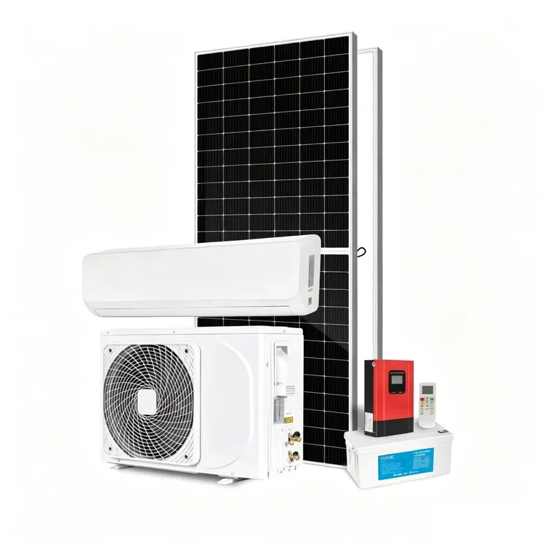 for 9000BTU Solar Air Conditioner 100 Percent Off Grid Split System 48V DC Inverter AC Unit Energy Saving for Home and Office