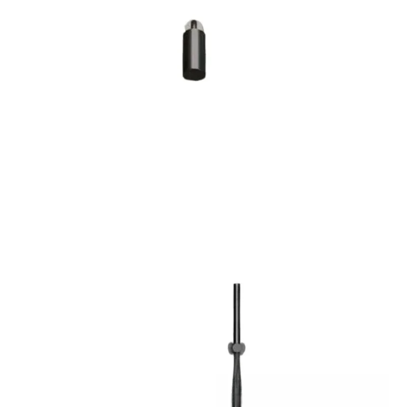 Wall concealed shower set, material, copper stainless steel, brushed nickel, black matte