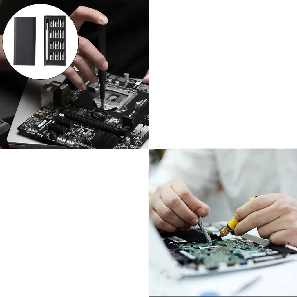 

High Strength Metal 24 Piece Screwdriver Set for Electronics Repair L4MF