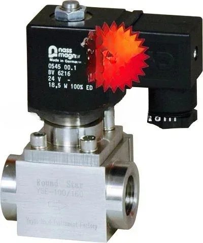 YSE-100 SS304 Nass coil High pressure solenoid valve 1.6MPA