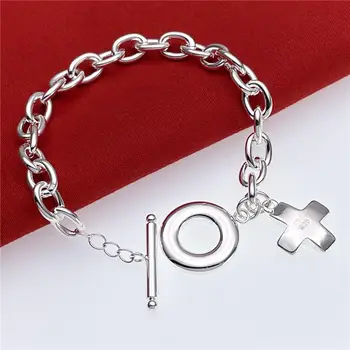 10 best sales Vòng tay hình thánh giá bằng bạc 925 - №9