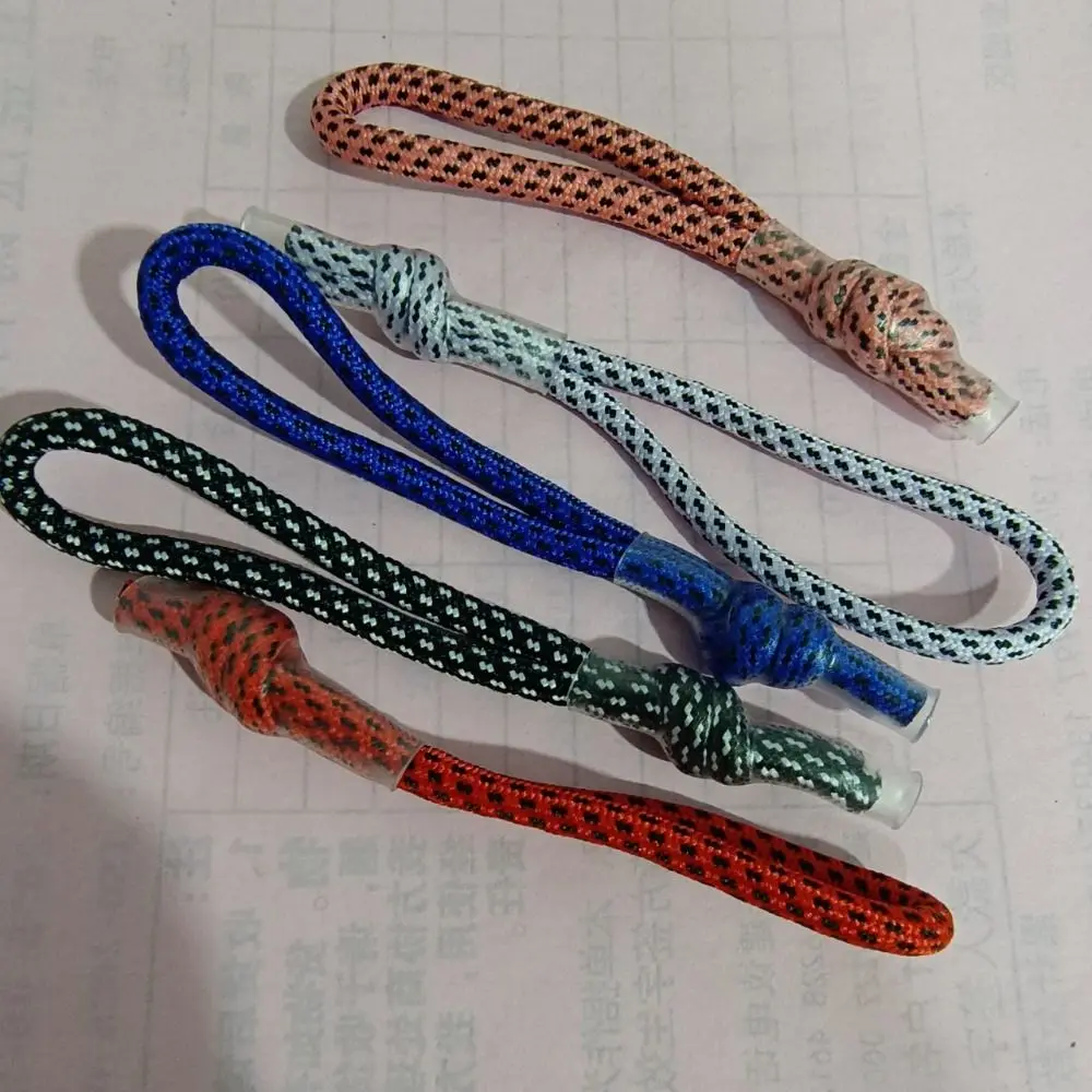 20Pcs New 8cm Zipper Pull Cord Knotted End Colorful Pattern Braided Zipper Pull Cord Zipper Replacement Pull Handbag Accessories