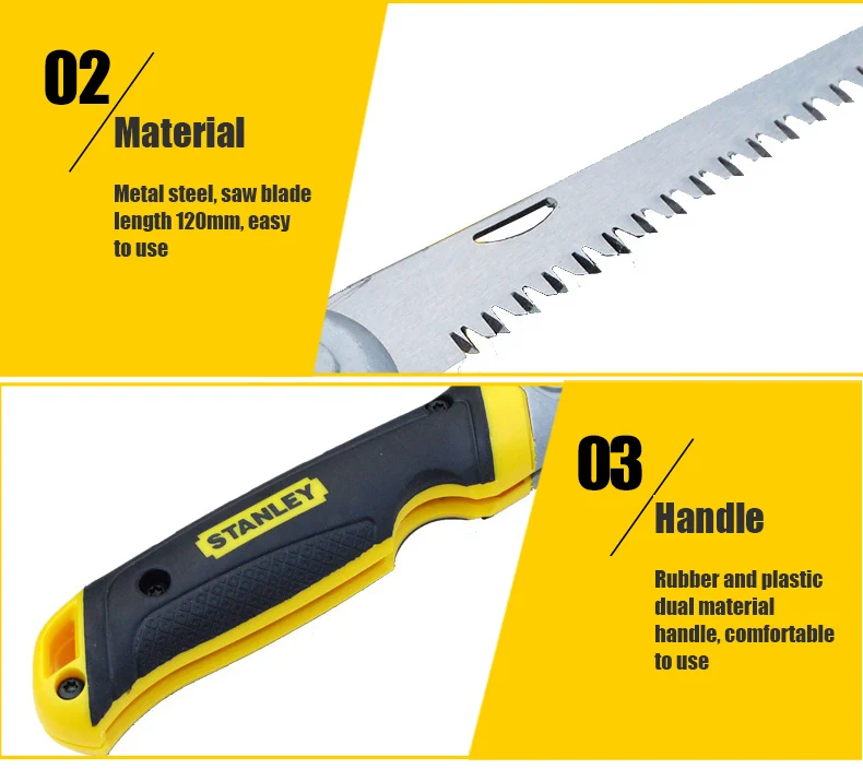 STANLEY FMHT0-20559-23C Fatmax Folding Saw Hand Tools Woodworking Saws Garden Hand Saws Cutting Tools 6 in