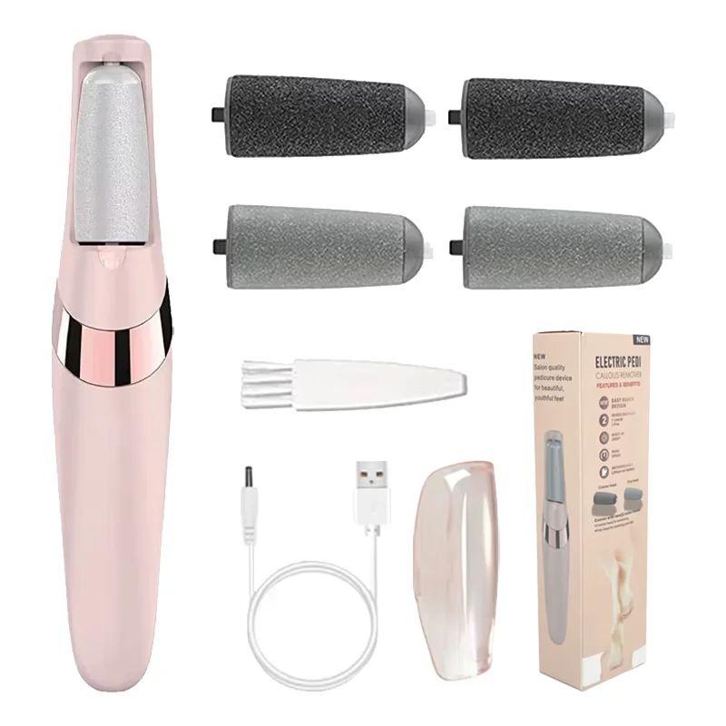 Rechargeable Electric Foot File Callus Remover Pedicure Machine Apparatus for Heels Grinding Device Foot Corns Remove Roller