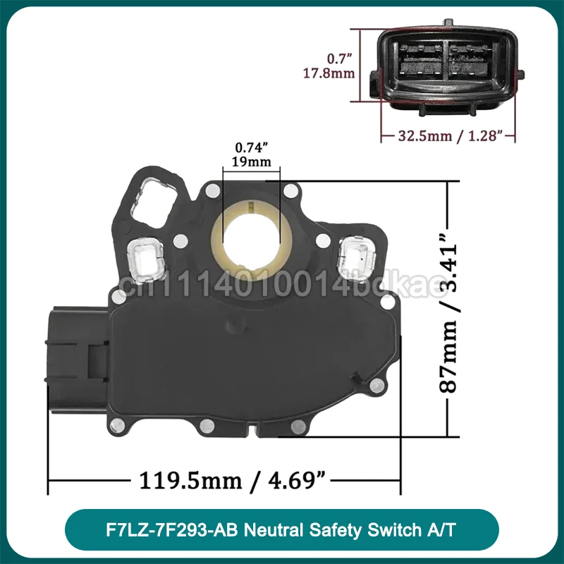F7LZ-7F293-AB F7LZ-7F293-AA Electronic Neutral Safety Switch A/T Transmission Control for 4R100 1995-2005 Vehicle Auto Accessory
