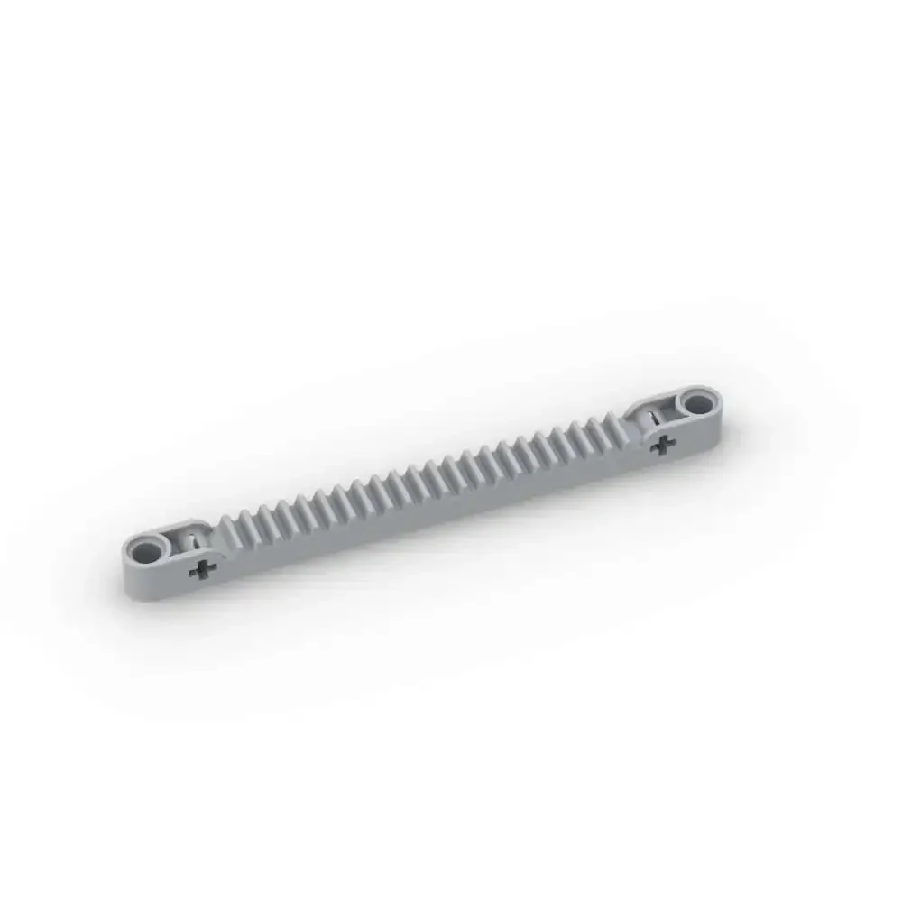 Moc 10 peças de quebra-cabeça tijolos 64781 rack de engrenagem 1x13 com conjunto de blocos de construção de eixo e furos de pino partículas brinquedos diy presentes para crianças