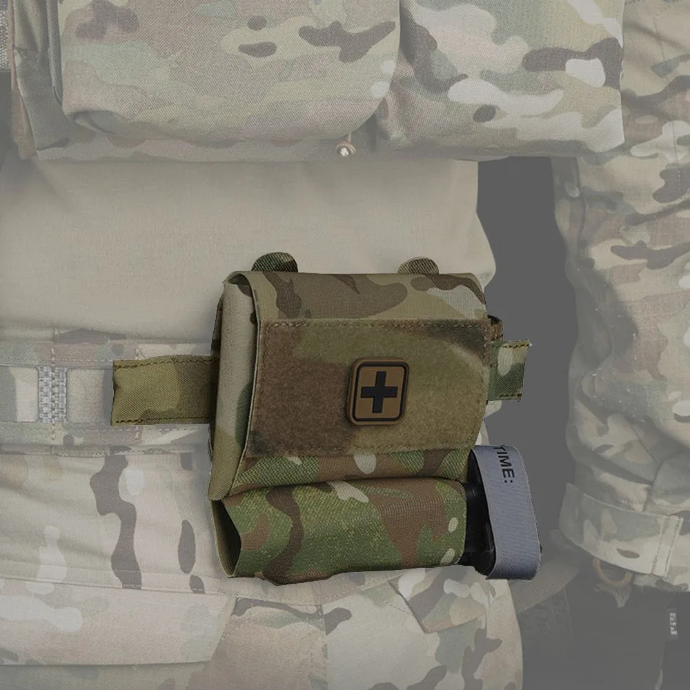 

Tactical Medical Pouch MOLLE Rapid Deployment Outdoor Hunting Camping Sports Survival First Aid Kit Portable Airsoft Belt Gear