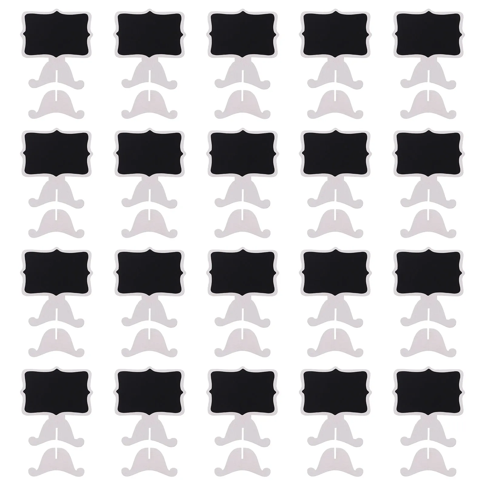 

20 шт. мини-досок для сообщений, декоративные черные доски для дома, свадьбы, офиса, многоразовые деревянные меловые доски на подставке