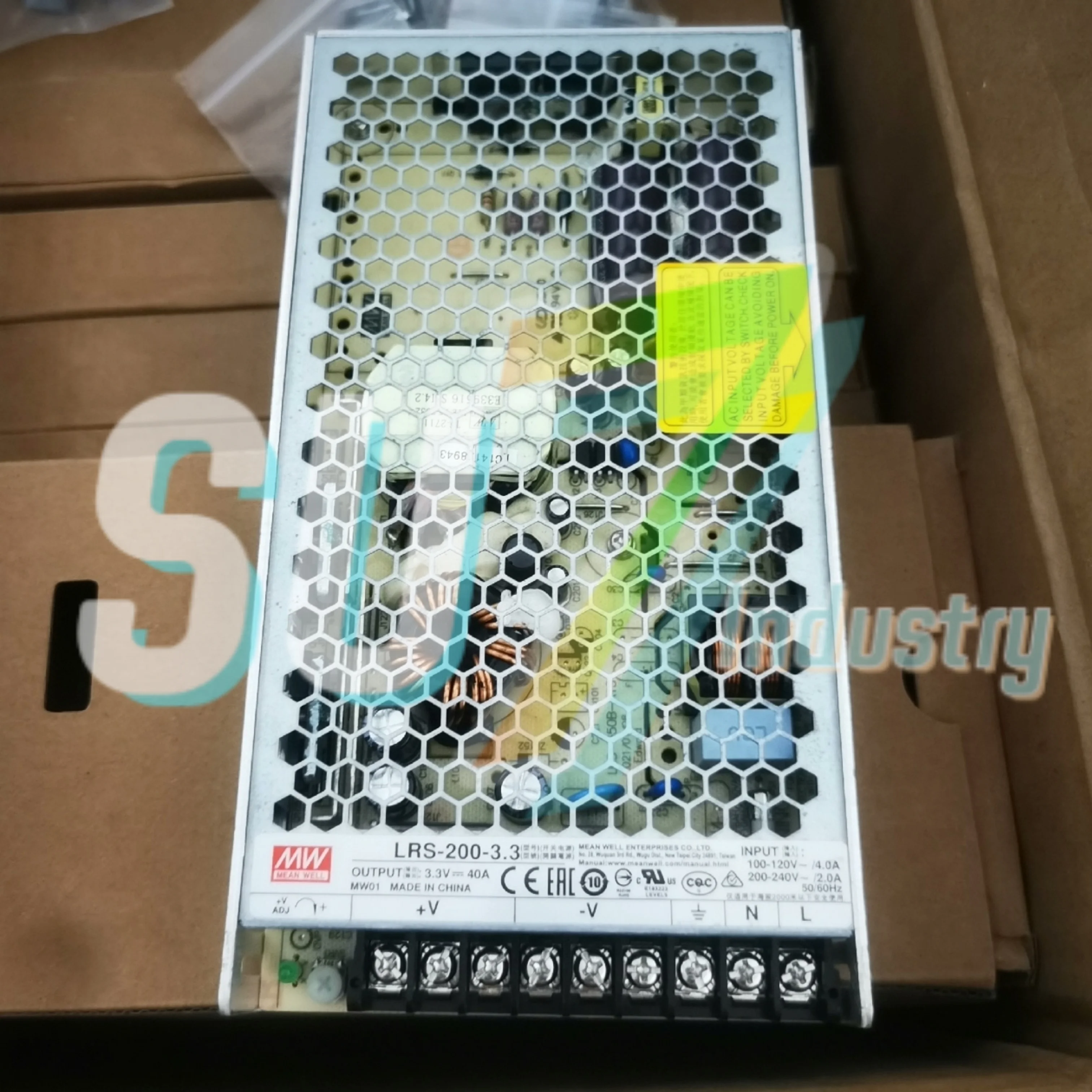 يعني جيدا LRS-200-12 LRS-200-15 LRS-200-24 LRS-200-3.3 مفتاح إمداد الطاقة الجديد في الصندوق #4