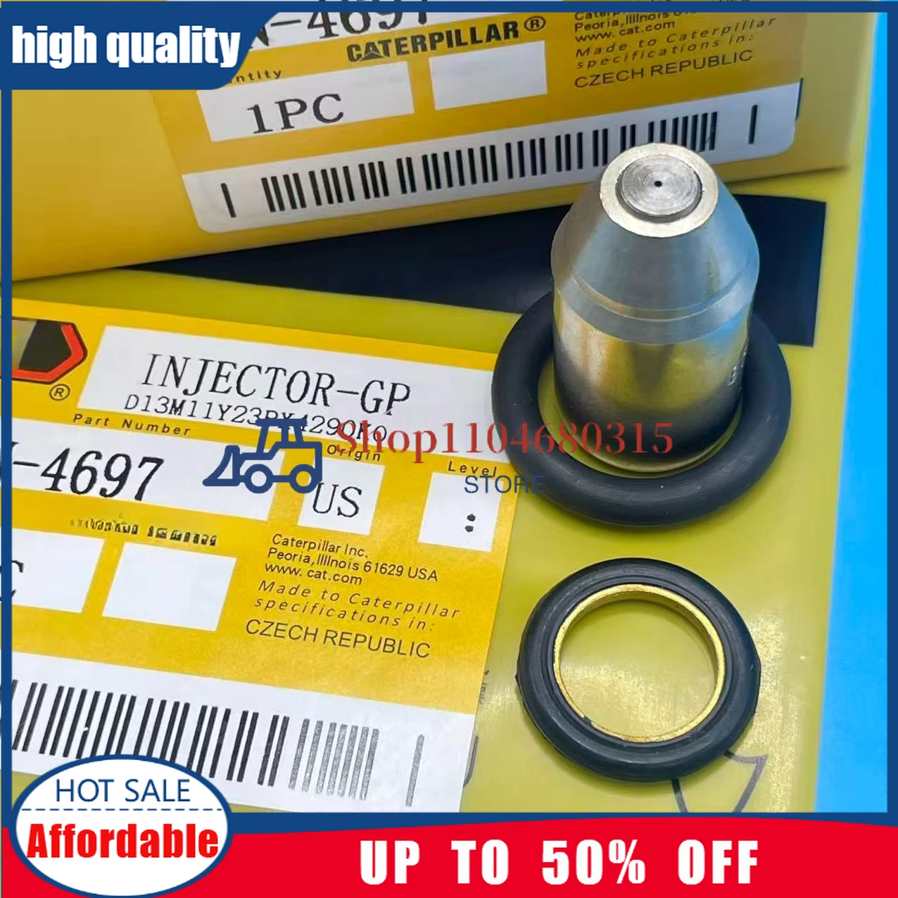 fuel nozzle 8N4697 8N-4697 8M1584 8M-1584 for Caterpillar CAT D3333C 3304 3306 injector sleeve D330 D333 common rail