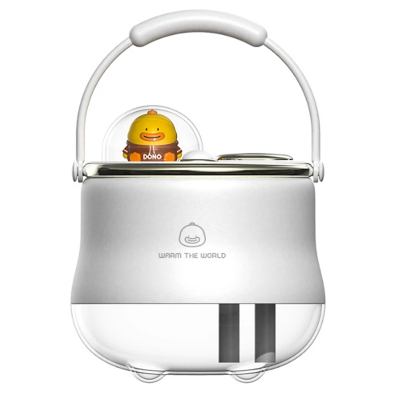 Hot Cartoon Humidifier USB Small Double Spray Large Fog Volume Bedside Atmosphere Sleeping Lamp Desktop Humidifier