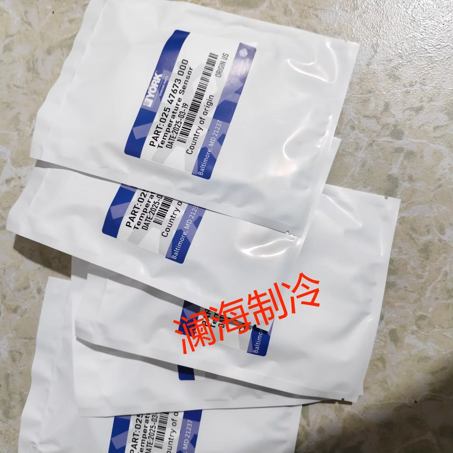 

Central Air Conditioning Temperature Sensor 025-47673-000 HVAC Chiller Refrigeration Spare Parts