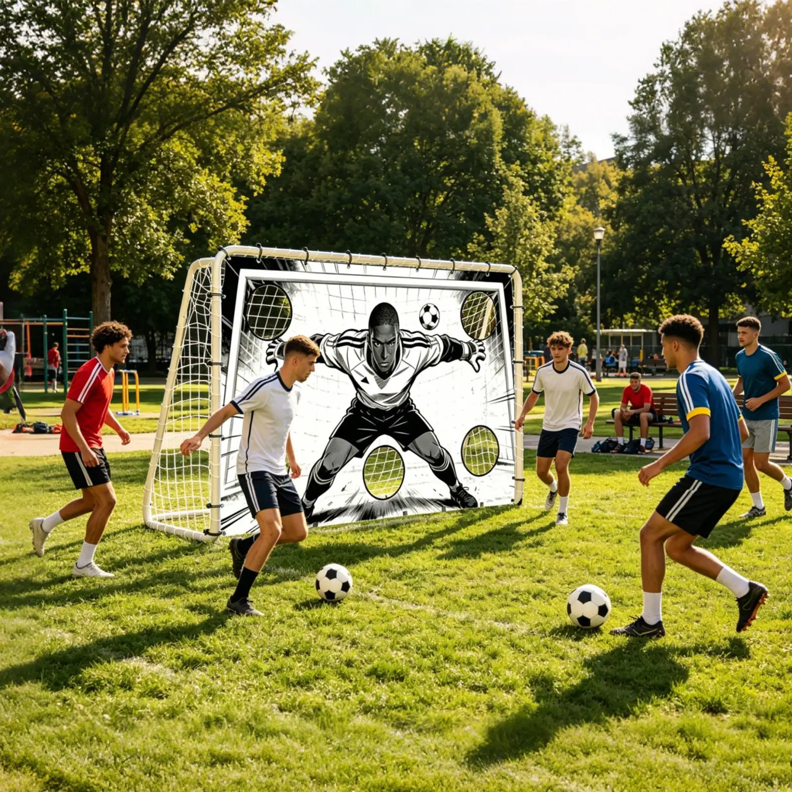 Football Training Net Interactive Soccer Toss Netting Football Target for Kids Teens Adults Women School Home Lawn Course