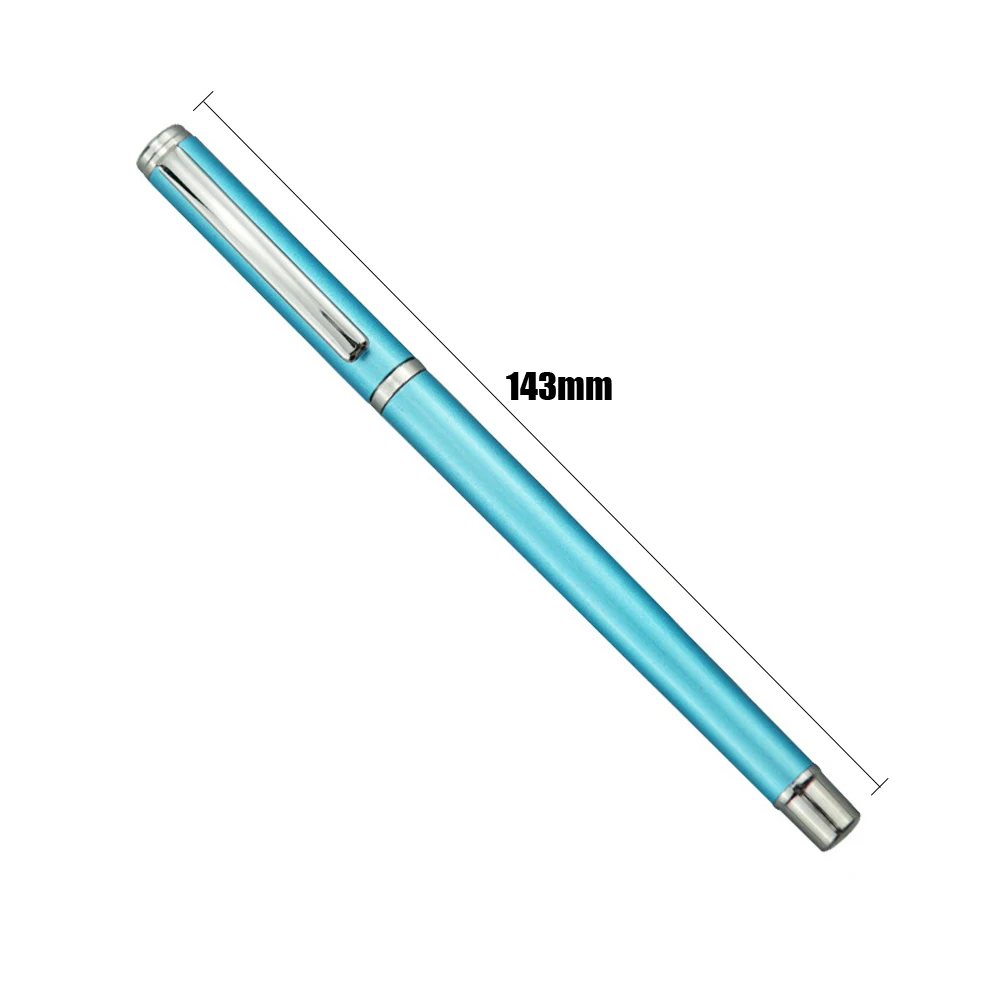 2 Stück Metall-Gelstift, Tintenroller, Caneta руedad, Kugelschreiber, 0,5 mm, Signierstifte für Büro, Studenten, Business, Schreibwaren – Detail 3
