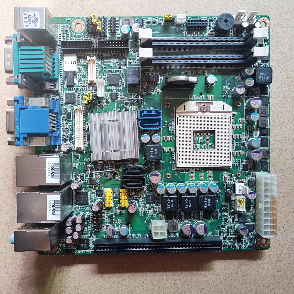 AIMB-272 REV.A1 AIMB-272G2 For Advantech Industrial Mini-ITX Motherboard Dual Nic Interfac