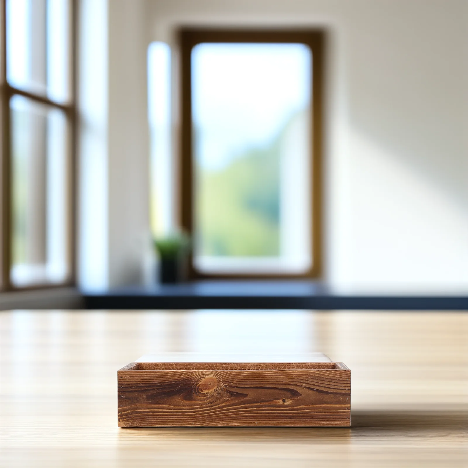 

Decorative Wood Planter Box Handcrafted Wooden Flower Pot for Garden Office Home Interior Exterior Rustic Cedar Window Boxes