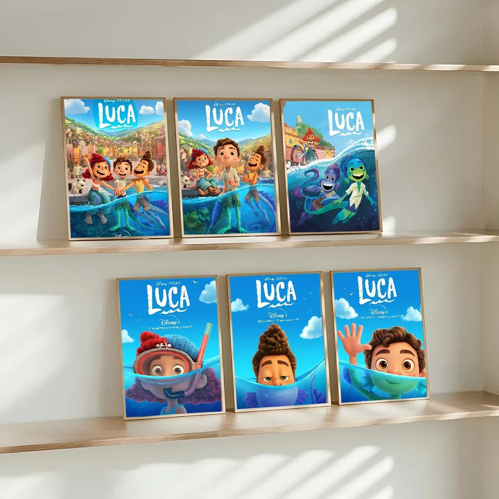 

LUCA пленка самоклеящийся художественный постер Decoracion живопись настенное искусство белая крафт-бумага домашний декор