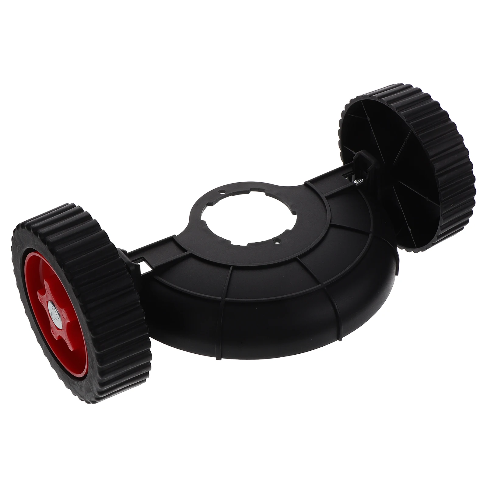 

Lawn Mower Support Wheels Heavy Duty Plastic Adjustable Replacement Parts for Garden Trimmer Tools Machine Cart Caster Wheel