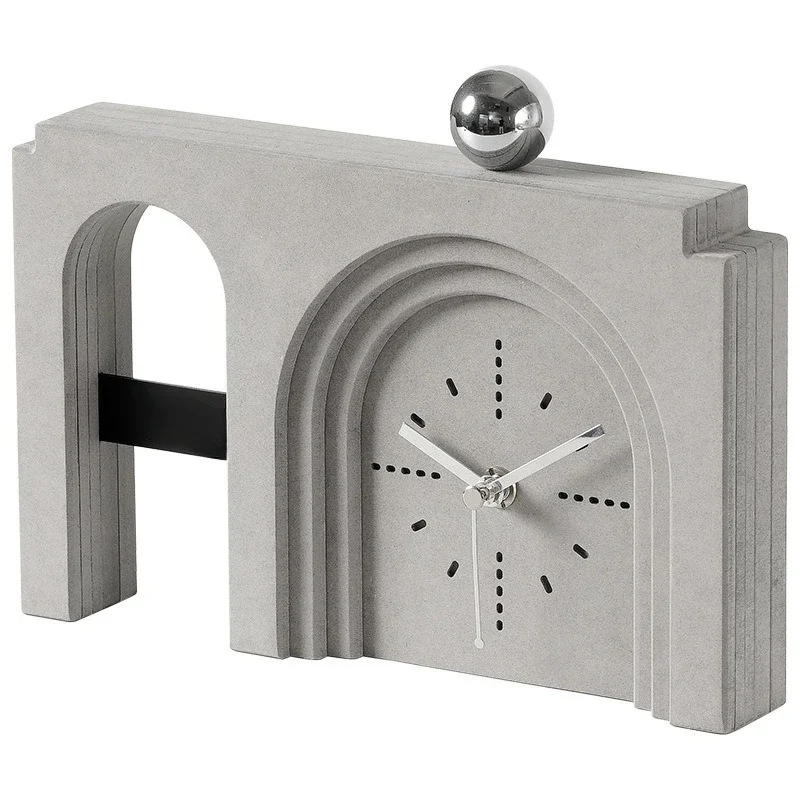 Desktop clock ornament, living room entrance creative pendulum, desktop clock, home TV cabinet decoration