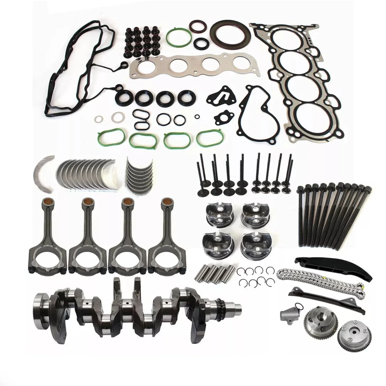 For Hyundai, Kia 2.0L G4NA Engine Rebuild Kit - Crankshaft/Connector/Gasket