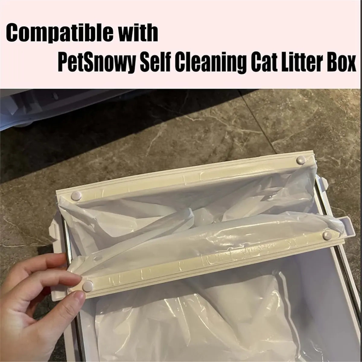 

Вкладыши для кошачьего туалета HITL для PetSnowy SNOW+, самозакрывающиеся пакеты для автоматического кошачьего туалета, 30 шт.