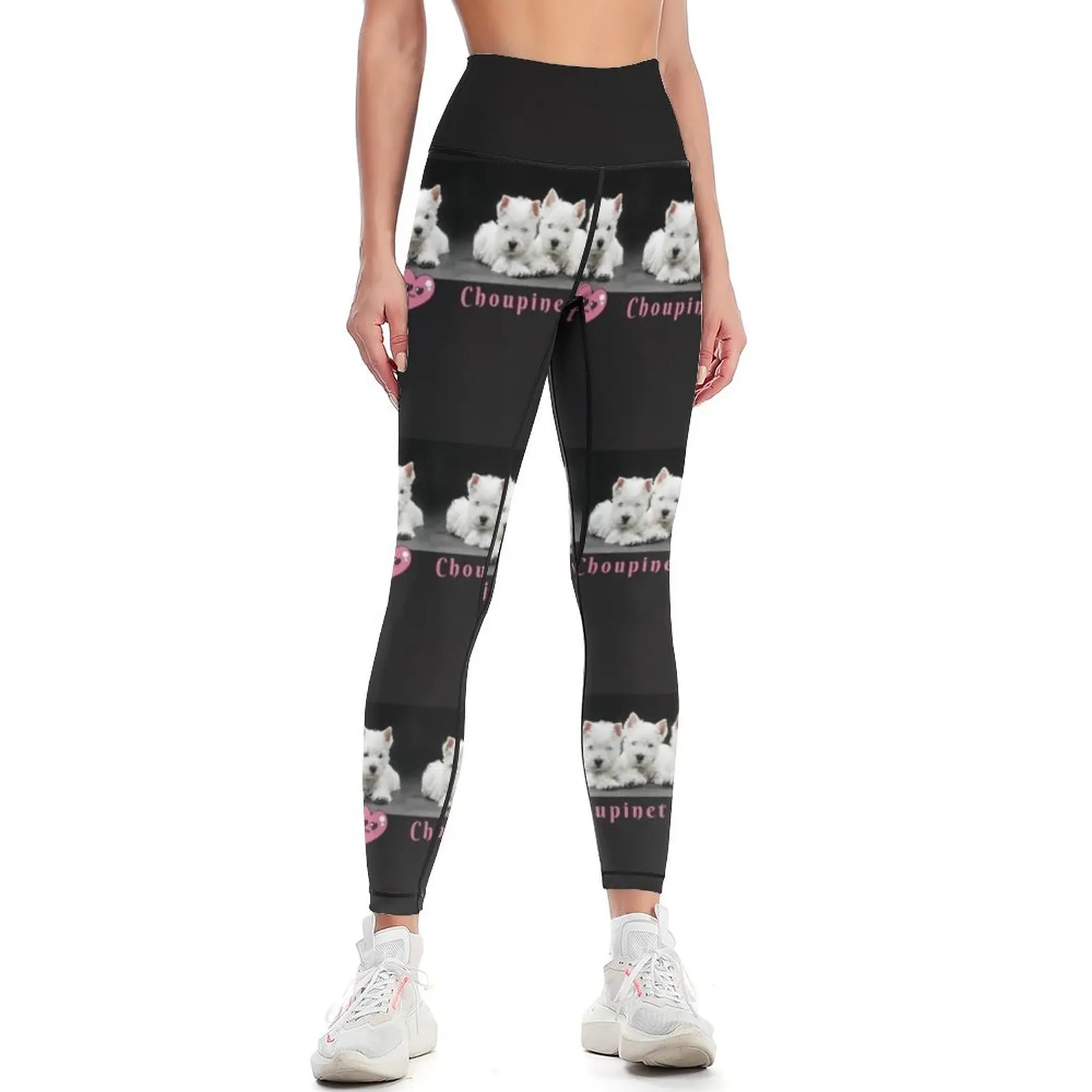 Choupinet Westies! Leggings Women's sports pants workout shorts Womens Leggings