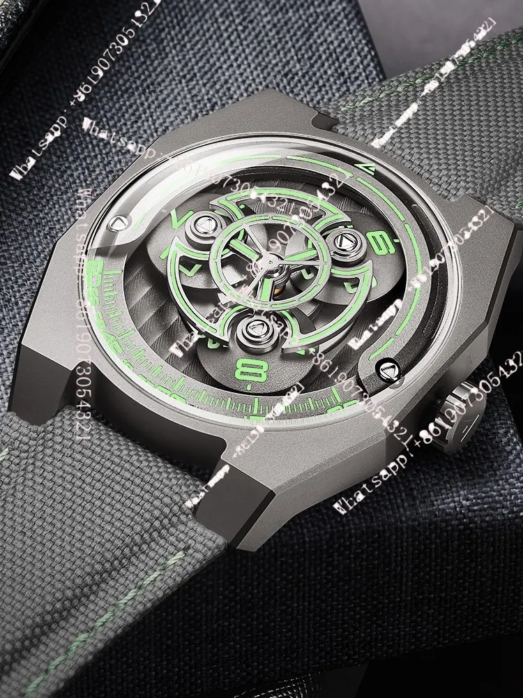 

Independent watchmaking flat star wheel waterproof super luminous personalized sapphire 316L stainless steel mechanical watch