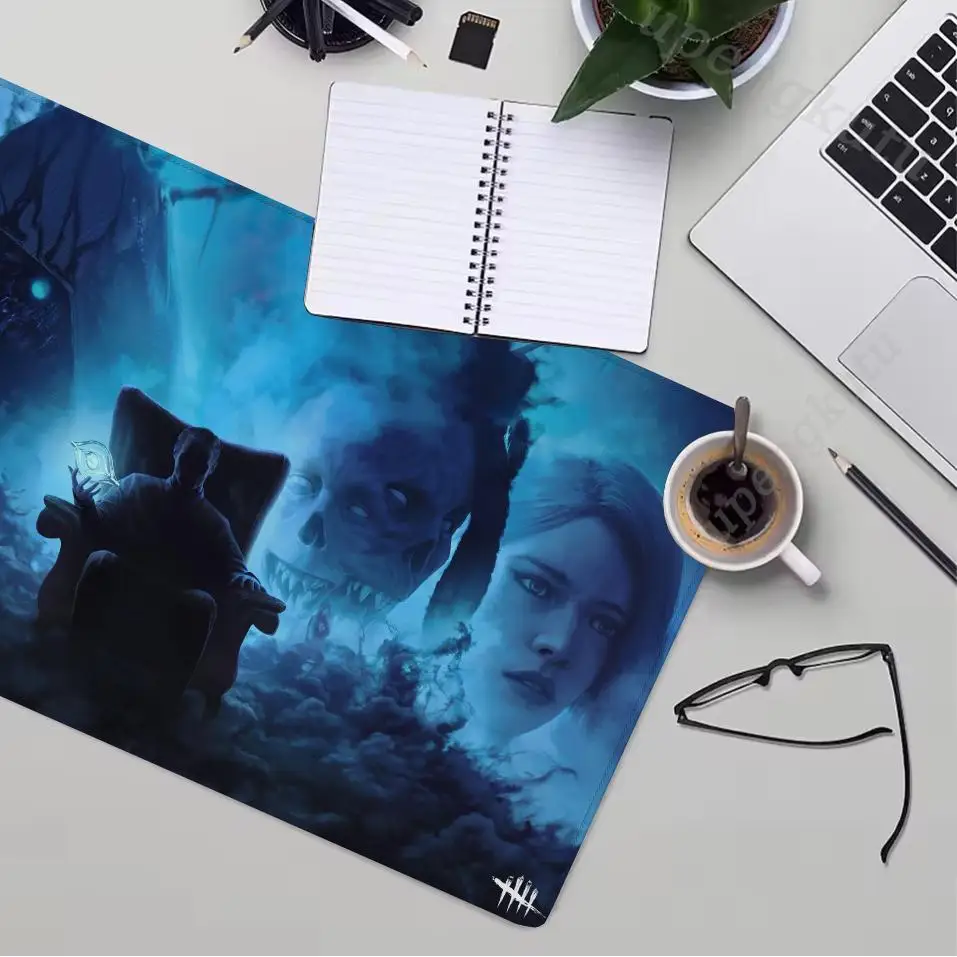 D_Deads by Daylight Mouse Pads Desk Pad Mouse Mat Game XXL 900x400 Mouse pad Anti-Slip Rubber Base Extended Keyboard Pad