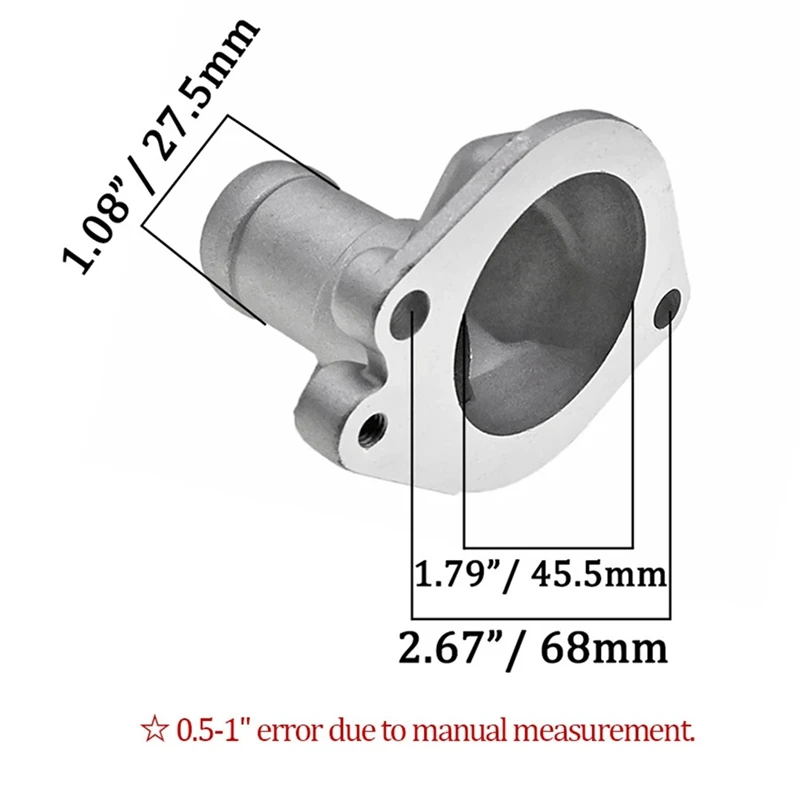 3PC Car Engine Coolant Thermostat Housing For Honda Civic CR-X 19320PM3010 19320-PM3-010 19311-PM3-000