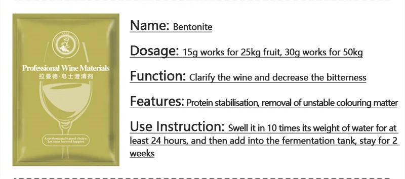 Home Brewing Alcohol Making Kitchen Yeast Wine Used Different Colour Bags