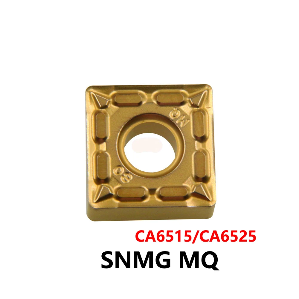 

Original SNMG120408MQ SNMG120408MQ CA6515 CA6525 Carbide Inserts SNMG 120408 SNMG120408 MQ Turning Tools CNC Lathe Cutter Holder