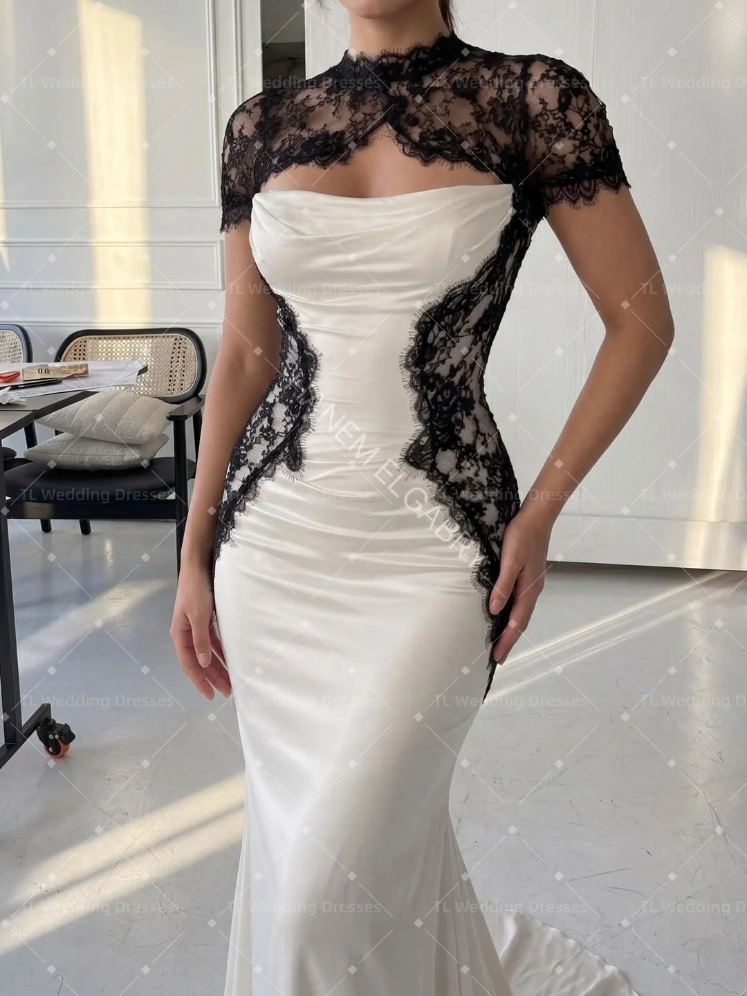 TL  2026 Sexy Low Cut-out Evening Dresses Lace Shawl Sleeveless Waist-Cinching Party Dress Eleagnt Mermaid Prom Gowns Customized