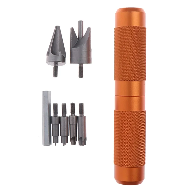 A76X-Case Prep Hand Tools Multitool Chamfer Deburring Primer Pocket Cleaners Reamers For Reloading For Removing Crimps