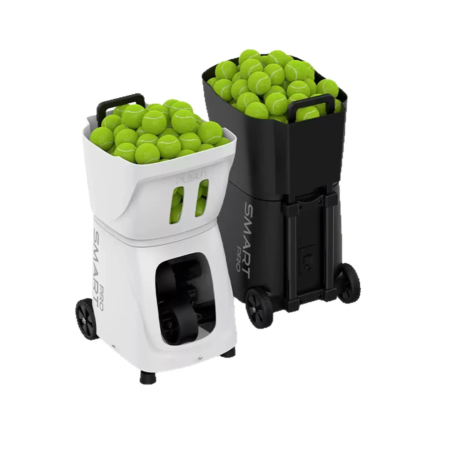 Intelligent Tennis Ball Machine APP+Remote Control Foldable Basket Automatic Launch Training Equipment