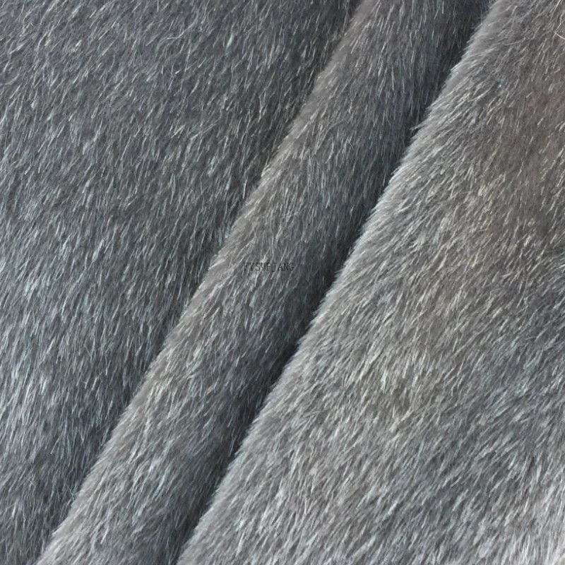 50x138cm Flocked Leather Sofa Pillow Clothing DIY Solid Color Fabric Shoes Hat Bag Thickened Imitation Mink Fur Leather