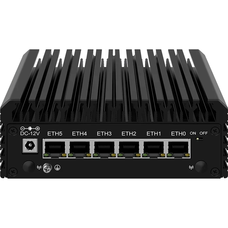 كمبيوتر صغير بدون SZBOX ، جهاز توجيه لين للجدار الناري ، pfSense Proxmox ، 6 رطلا ، 7.5G ، N100 ، DDRVMe ، SSD